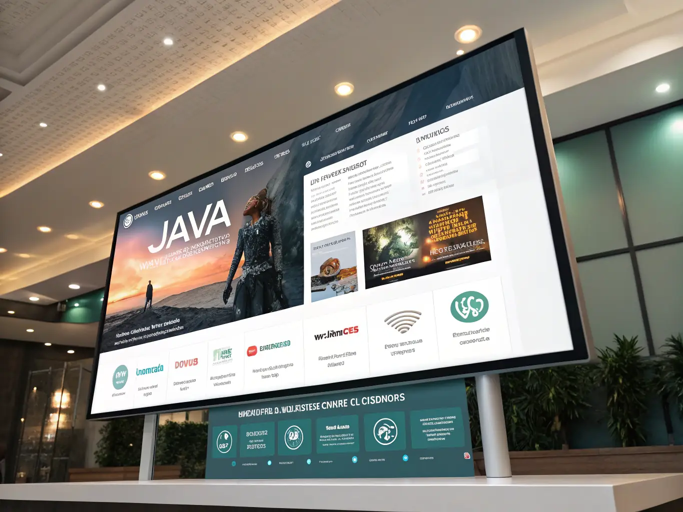 A clean, modern website interface highlighting user-friendly design and seamless navigation.