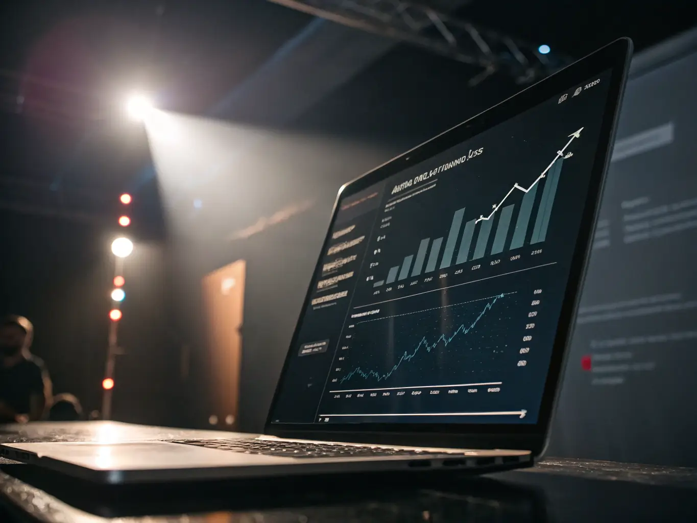 An upward trending graph illustrating improved website traffic and search engine rankings.